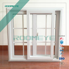 Cheap price single glass PVC windows and screen sliding upvc window on China WDMA