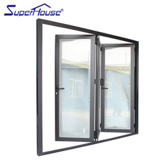 China Aluminum frame profile exterior bifold doors with AS2047 Certificate Meet AS1288 requirements on China WDMA
