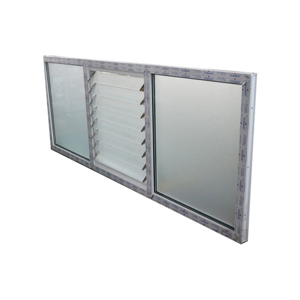 China Good Supplier UPVC Profile Windows Louver Frame Window with Exhaust Fan for Louvered Windows on China WDMA