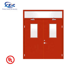 China Manufacturer Interior Stainless Main Fire Resistant Steel Door with Glass on China WDMA