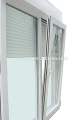 China aluminum windows and doors with roller shutter on China WDMA