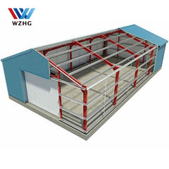 China manufacturer garden shed, car parking shed, low cost industrial shed designs by steel structure frame on China WDMA