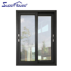 China manufacturer supply USA standard black aluminum glass windows on China WDMA