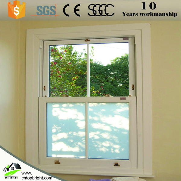Chinese maker American style PVC,UPVC single hung house window on China WDMA