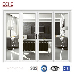 Classic design double penal casement door aluminum swing door on China WDMA