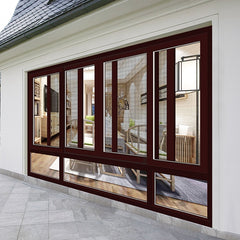 Comfortable new design sliding aluminium bronze color window on China WDMA