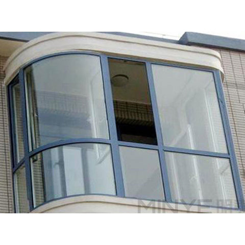 Curtain wall design showroom aluminum windows Big glass windows on China WDMA