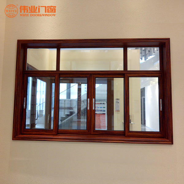 Custom design aluminum frame double glass sliding aluminum window for home on China WDMA