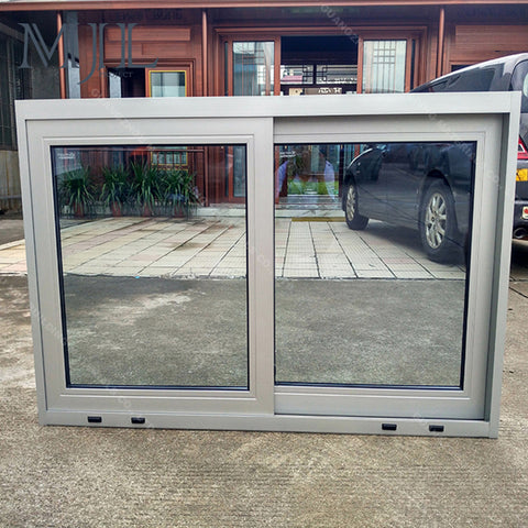 Custom size silver interior aluminum sliding window frame price philippines on China WDMA