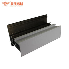 Customized factory price aluminium frame profile sliding glass window door frame design on China WDMA