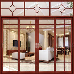 Design Commercial Alu Shower Balcony Glass Price Overlap Sliding Door on China WDMA
