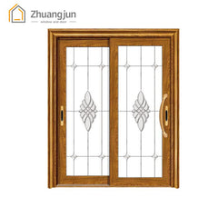 Double Leaf Sliding Aluminum Door on China WDMA