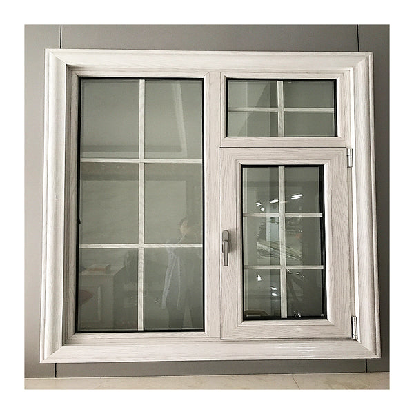 Double glazed windows awning window aluminum louver window on the top