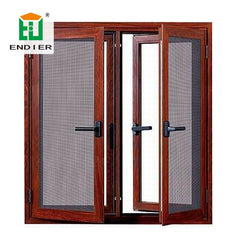ENDIER Security buy aluminum windows for sale online Waterproof aluminum casment window Aluminum Frame channel window on China WDMA