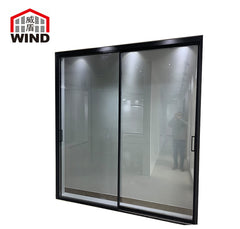 Easy Maintenance Commercial Aluminum Frame Tempered Glass Window on China WDMA