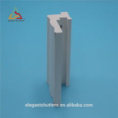 Elegant waterproof Extrusion PVC shutter solid vinyl shutters window frame on China WDMA
