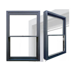 Europe Style Plastic Grey PVC Windows Vertical Sliding Window Double Glazed Interior Sliding Window on China WDMA