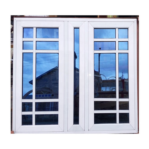 European house style thermal break hurricane impact aluminum french casement windows