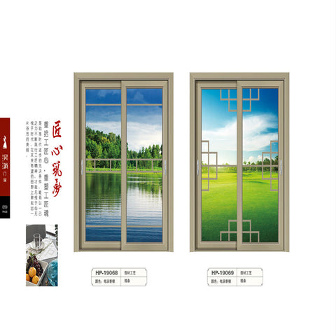 Factory direct supply outdoor modern stainless steel folding door sliding types of aluminium windows and doors on China WDMA