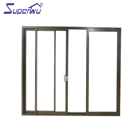 Factory made exterior glass panel doors french with blinds side panels on China WDMA