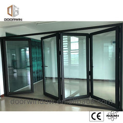 Factory price wholesale white aluminium bifold doors where to buy what size door do i need on China WDMA