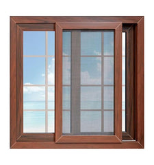 Fashion Beautiful Home Door Supplier Aluminium Alloy Frame Sliding Double Glass Window with Mosquito Net on China WDMA