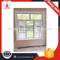 Fast delivery cost price white frame top hung casement window on China WDMA