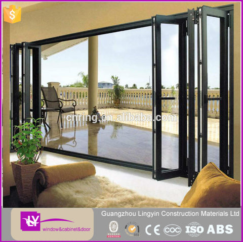 French folding screen windows and doors made in China factory with high quality on China WDMA