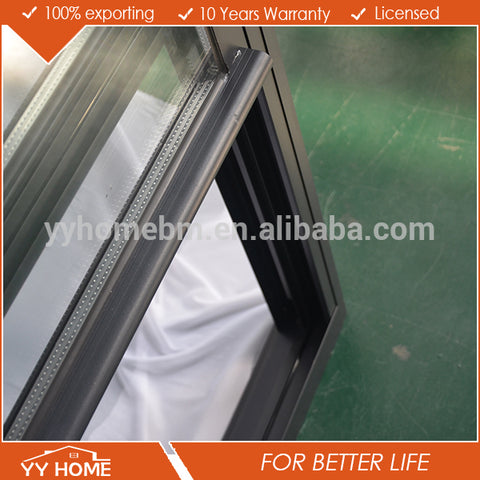 Gliding made in china door and windows double hung opaque glass windows on China WDMA