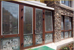 Good price double glazed windows with built in blinds uk UB6332 on China WDMA