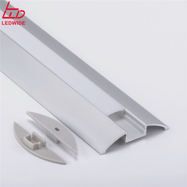 Guangzhou aluminum led channel low profile housing for 12mm pcb led strip light installation on China WDMA