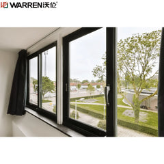 WDMA Casement Window Black Windows Double Glazed Aluminium Window Glass Homes