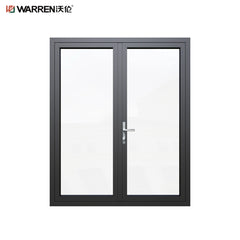 64x80 White Interior Double Doors With Glass With Double Glazed Interior Door