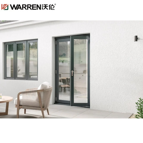 WDMA 96 Inch Door Right Hand Inswing Front Door 72x80 Exterior Door French Aluminum Exterior Glass