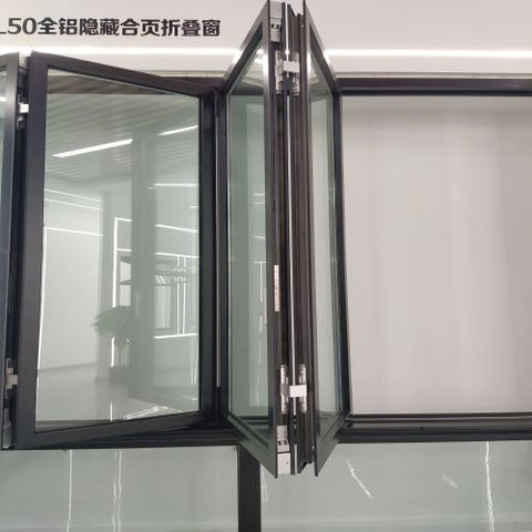 WDMA 4-panel vertical bifold windows &doors bifold window aluminum