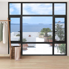WDMA pictures aluminum glass casement window and door