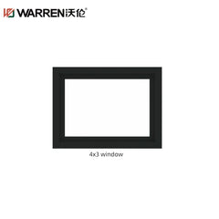 Warren 4x6 Window Black Aluminium Casement Windows Black Casement Windows Exterior