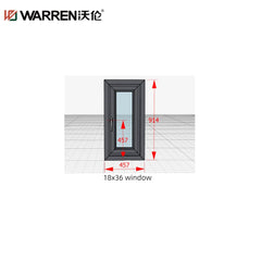 Warren 18x36 Window Modern Front Window Design Aluminum Exterior Storm Windows