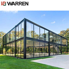 Customized winter garden aluminum glass house thermal insulation sunroom