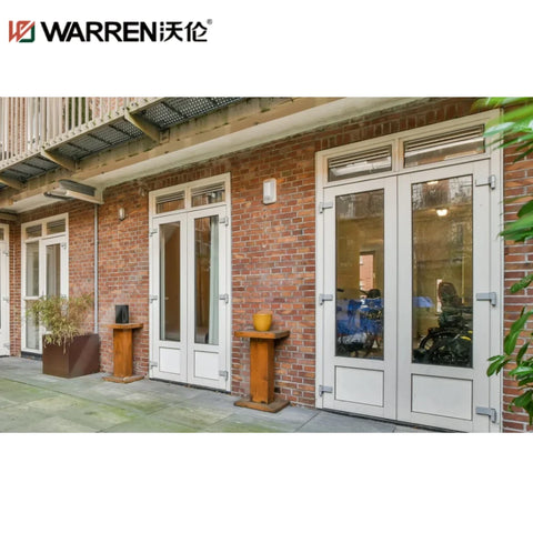 Warren 60x80 French Metal Double Glazed White Large Standard Door Pantry Doors