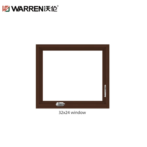 Warren 32x24 Window Double Glazed Windows Aluminium Frame Double Casement Windows For Sale