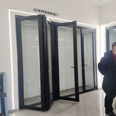 WDMA bi-folding aluminum doors Thermal break Aluminum door