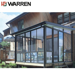 Customized winter garden aluminum glass house thermal insulation sunroom