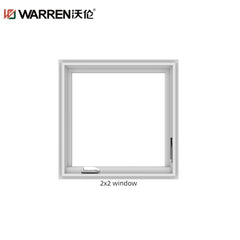 WDMA 2x6 Window Double Pane Insulated Windows Aluminium Frame Casement Window