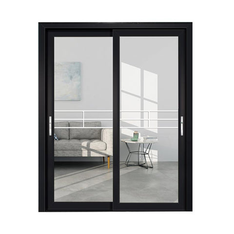 WDMA aluminum 96x80 sliding glass door