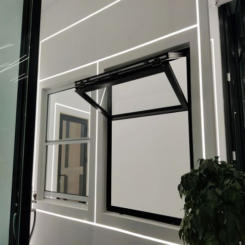 WDMA 4-panel  aluminum bi-folding door customized aluminum casement windows