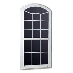 WDMA Hotian Brand White Vinyl Windows And Doors Customized PVC Fixed Windows Grill Designs For Sale
