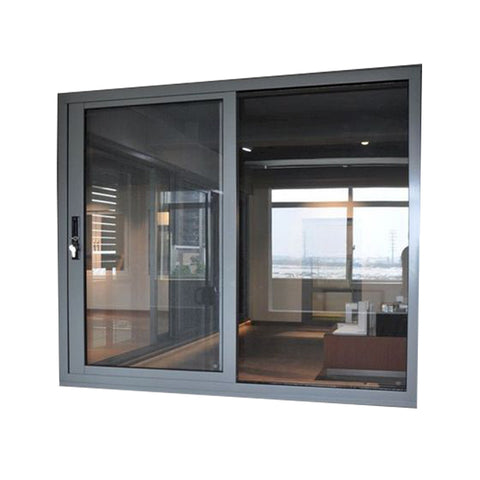 aluminium sliding glass windows double glass window with sliding screen slide window design