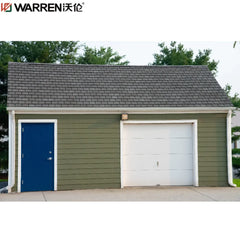 Warren 18 ft Garage Door 7'x9' Garage Door Black Garage Doors For Sale Aluminum Insulated For Homes