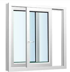 WDMA Inexpensive Single Glass Pvc Sliding Windows For Panama